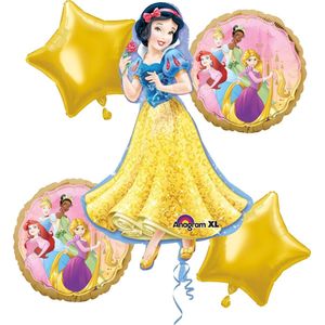Disney Princess – Ballon set – 5-Delig – Helium ballon – Folieballon - Sneeuwwitje - Verjaardag.