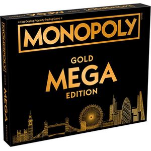 Winning Moves Monopoly - Bordspel - Mega Gold - Engels