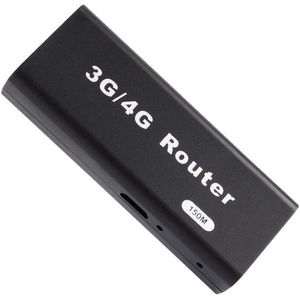 Mini WiFi-router USB draadloze router draagbare 3G/4G 150 Mbps - alle besturingssystemen - Plug and Play - zwart .
