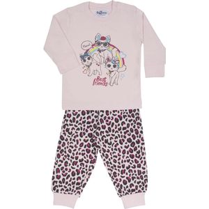 Fun2wear - kleuter / kinder - pyjama - Best friends- Licht roze - maat 92