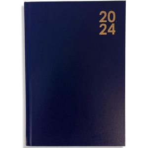 2024 Bureau agenda - Weekagenda 7D/2p - A4 Kunstleder cover - 21x29cm