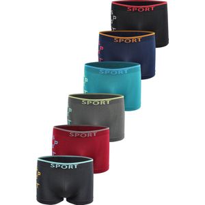 Jongens ondergoed - Microfiber jongens onderbroeken - VOORDELIGE 6 PACK Onderbroek - Boxershort maat 164/170 SJ11