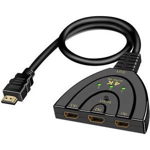 Driehoek hdmi-switch - 4k  tot 2.5 Gb / s
