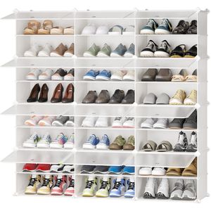 Ibenzoa® Slimme modulaire schoenenkast met verstelbare compartimenten voor diverse ruimtes