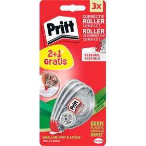 Pritt Compact Roller Flex 6 mm x 10 m 2+1 gratis