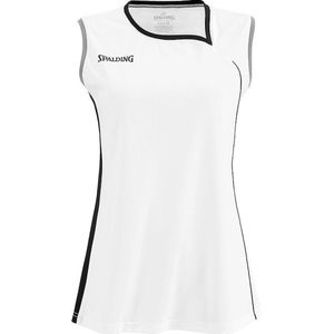 Spalding 4Her 2 Basketbalshirt Dames - White / Black / Silvergrey | Maat: 34