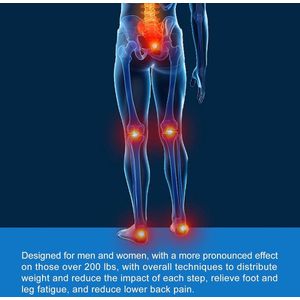 Arch Support Hielspoor-inzetstukken - Heren Dames Inlegzolen Werk Schoenen Platvoeten Lage Boog Flantarfasciitis