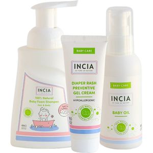 INCIA Duurzame Baby Starter | Newborn set | Duurzaam | 100% Natuurlijke producten | Dierproefvrij.