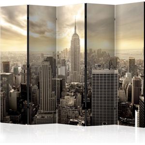 Kamerscherm - Scheidingswand - Vouwscherm - Light of New York II [Room Dividers] 225x172 - Artgeist Vouwscherm