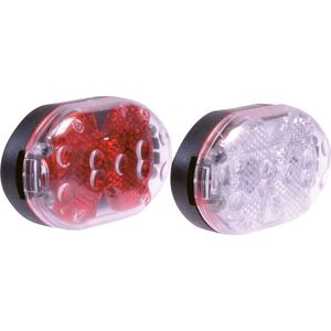 Simson Verlichtingsset Batterij Led Zwart/rood