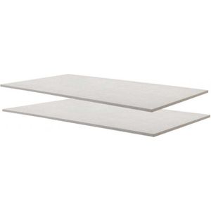 Set van 2 legplanken Spectre 95cm - wit