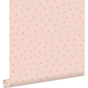 ESTAhome behang stippen roze - 139723 - 0.53 x 10.05 m