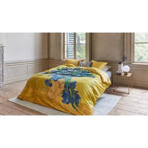 Beddinghouse x Van Gogh Museum Irises dekbedovertrek - Tweepersoons - 200x200/220 - Geel