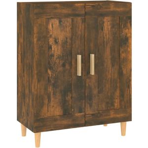 vidaXL Dressoir 69,5x34x90 cm bewerkt hout gerookt eikenkleurig