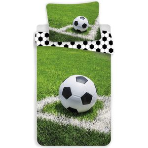 Voetbal Beddengoed voor Kinderen, Katoenen Beddengoed 140 cm x 200 cm OEKO-TEX