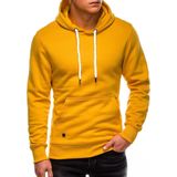Ombre - heren hoodie geel - mosterd - B979