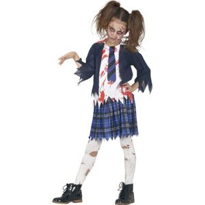 FIESTAS GUIRCA, S.L. - Blauw Zombie Meisje Vermomming - 122/134 (7-9 jaar)