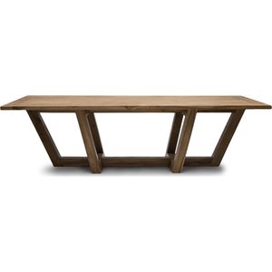 Riviera Maison Tuintafel Hout - Tanjung Outdoor Dining Table - 300x100 cm - Bruin