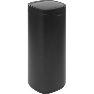 5Five Drukknop Afvalemmer - Soft close - 50L - Zwart