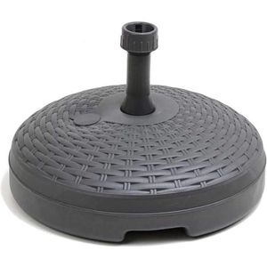 Parasolvoet Rotan Grijs Medium - AK Sport 1396003 met Waterafstotende Coating