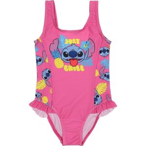STITCH Disney - Roze, eendelig badpak voor meisjes / 104-110