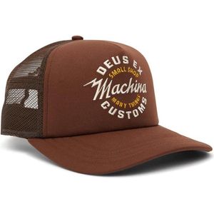 Deus Amped Circle Chocolate Trucker Cap