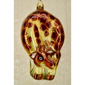 Christel Dauwe Collection : Kerst decoratie : Wilde dieren set : Giraf en Aap
