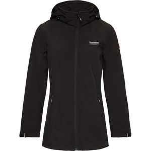 Nordberg Iris - Softshell Outdoor Zomerjas Dames - Zwart - Maat M