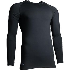 Precision Training Thermoshirt Basislaag Junior Polyester Zwart Maat Xs