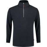 Tricorp Sweater ritskraag - Casual - 301010 - Navy - maat M