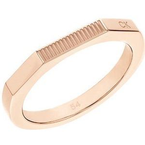 Calvin Klein CJ35000189D Dames Ring - Minimalistische ring