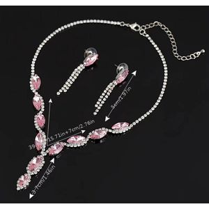 Livano Oorbellen - Dames - Meisje - Clip - Magneet - Klem - Magnetische - Set - Rood