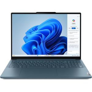 Lenovo Yoga Pro 9 16IMH9 Intel Core Ultra 7 155H Laptop 40,6 cm (16"") 3.2K 16 GB LPDDR5x-SDRAM 1 TB SSD Wi-Fi 6E (802.11ax) Windows 11 Home Belgisch Blauwgroen
