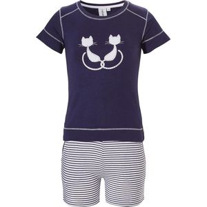 Rebelle Meisjes shortama/pyjama – donkerblauw – 34201-412-2/523 – maat 116