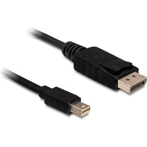 Mini DisplayPort - DisplayPort kabel - versie 1.2 (4K 60 Hz) / zwart - 1 meter