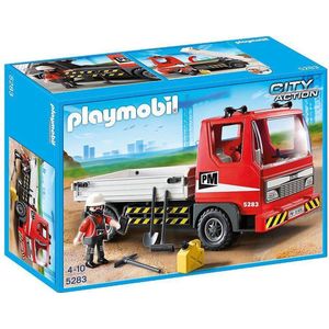 PLAYMOBIL 5283 Vrachtwagen Op Bouwerf