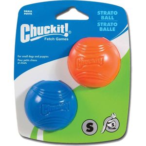 Chuckit! Strato Ball - Hondenspeeltje - Hondenbal - Chuckit bal - Rubber - 2 stuks - ø 5 cm - Small