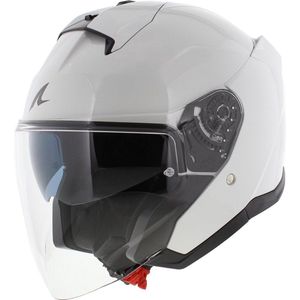 Shark Skwal Jet helm solid glans wit - Maat M