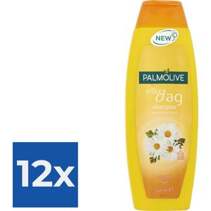 Palmolive Elke Dag Shampoo met Kamille-Extract 350 ml - Voordeelverpakking 12 stuks