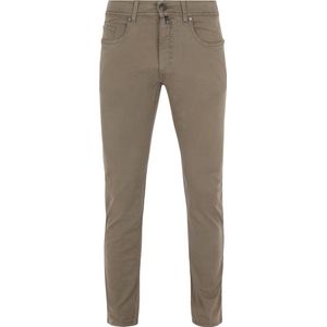 Pierre Cardin Broek Lyon Tapered Taupe - Maat W 33 - L 32 - Heren - Five-pocket broek