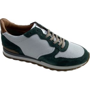 GIORGIO 8755503 Sneaker wit met groen maat 43,5