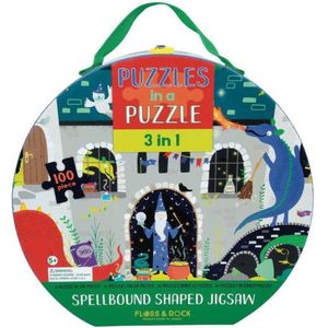 Floss & Rock 3-in-1 Spellbound Puzzel- 63,5 x 36 cm