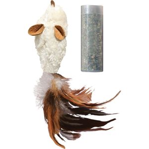 Kong Feather Muis Catnip - Kattenspeelgoed - 17 cm