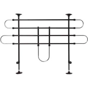 Hondenrek auto autobeschermingsrooster B: 90-140 cm H: 65-110 cm zwart-zilver hondenrek auto