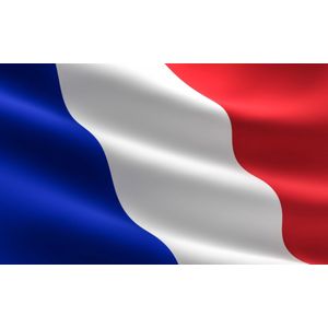 Partychimp Franse Vlag Frankrijk - 90x150 Cm - Polyester - Rood/Wit/Blauw