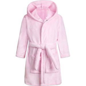 Ibenzoa® Zachte en Warme Kinderbadjas met Capuchon voor Jongens en Meisjes, 2-9 Jaar