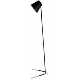 Zwart goud staande leeslamp Leitmotiv Noble