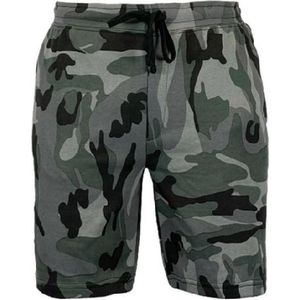 JC Blue Camouflage korte broek - Midnight - Zakken met rits – maat XXL