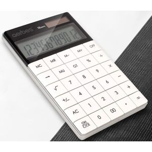 AERBES Rekenmachine - 12-cijferig scherm - Bureaurekenmachine - Calculator met grote toetsen - School - Studie