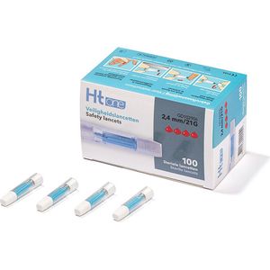 HT One Veilligheidslancetten (2,4 mm) - 100 Stuks